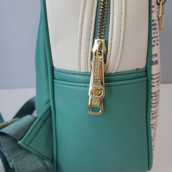 Loungefly Disneys Lady and The Tramp Newspaper Faux Leather Small Backpack - Picture 8 of 15